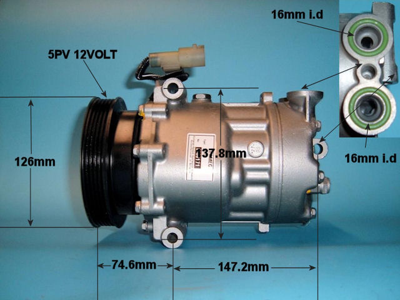 Aircon Compressor Aftermarket Quality – AutoAir 14-1213R