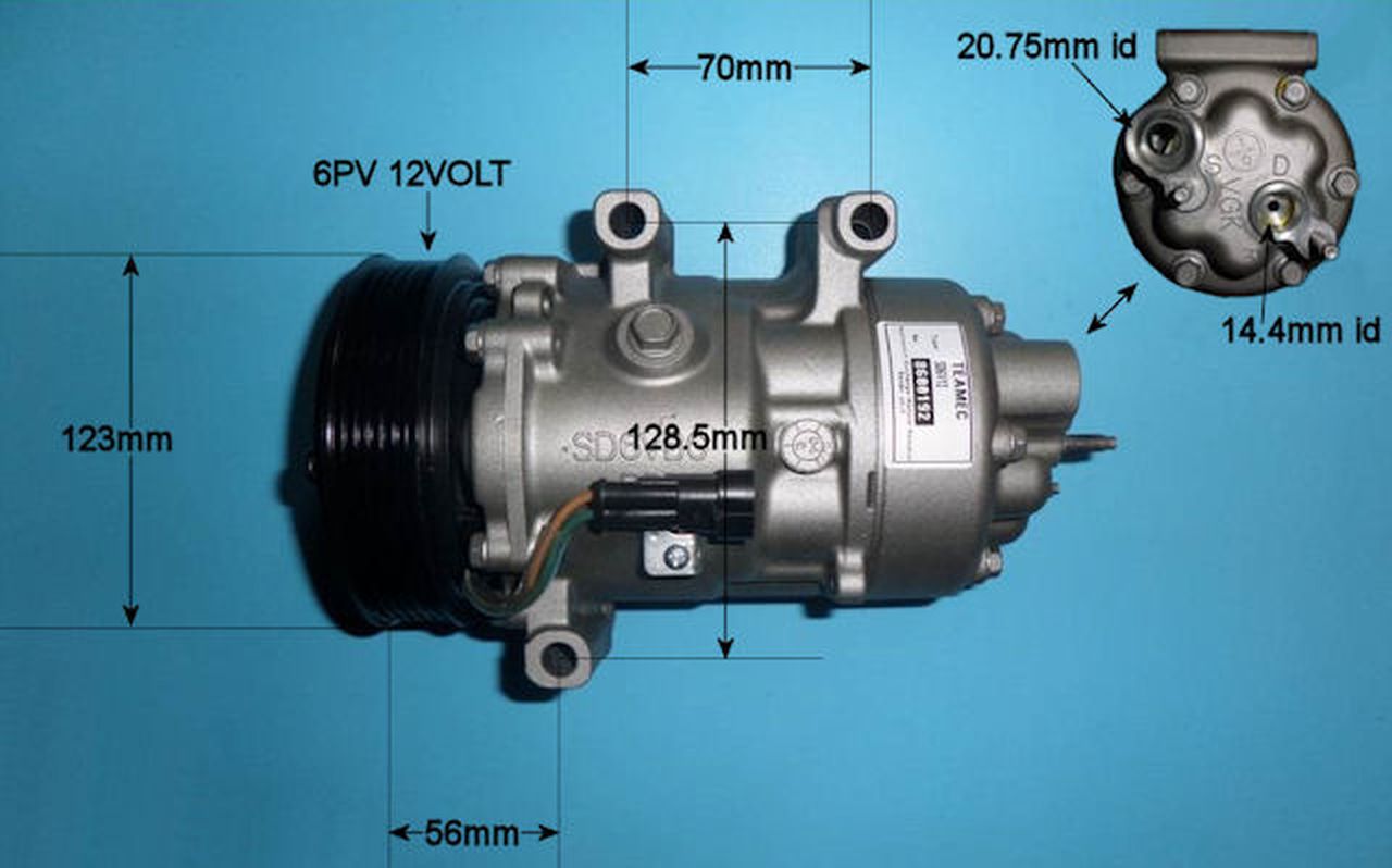 Aircon Compressor Aftermarket Quality – AutoAir 14-1444R