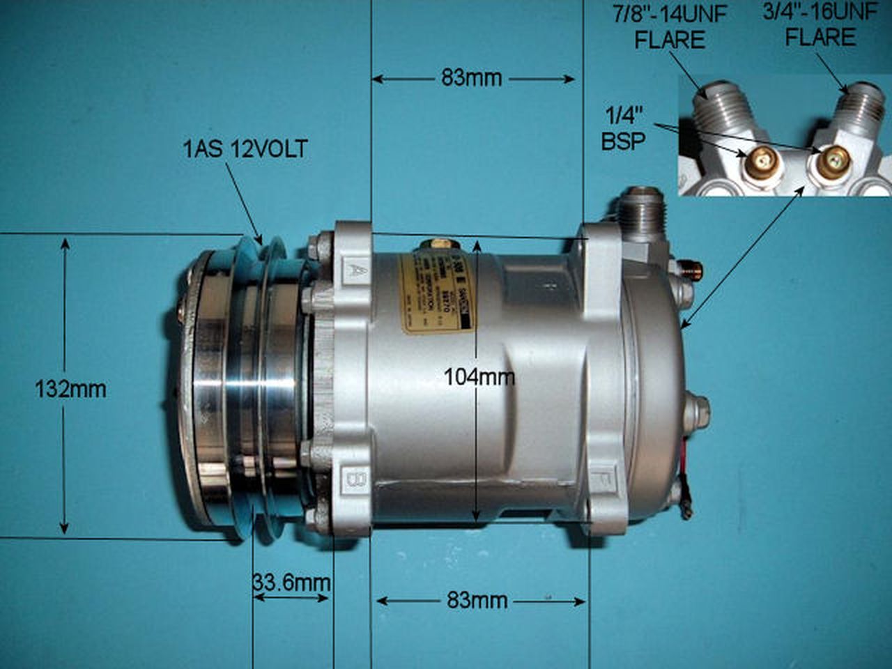 Aircon Compressor (Reman) – AutoAir 14-6131R