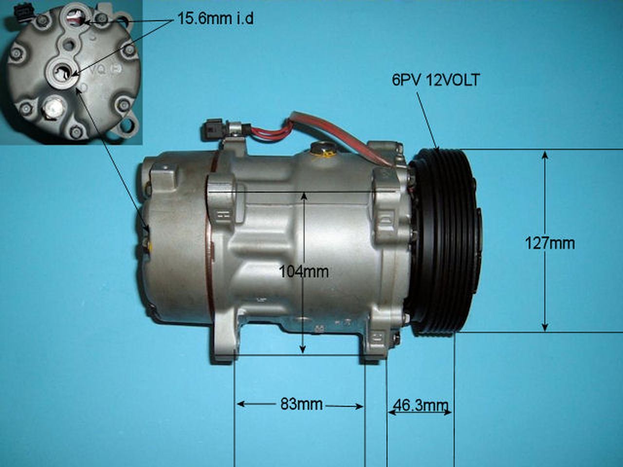 Aircon Compressor (Reman) – AutoAir 14-7821R