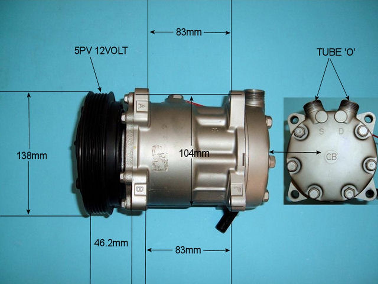 Aircon Compressor (Reman) – AutoAir 14-7837R