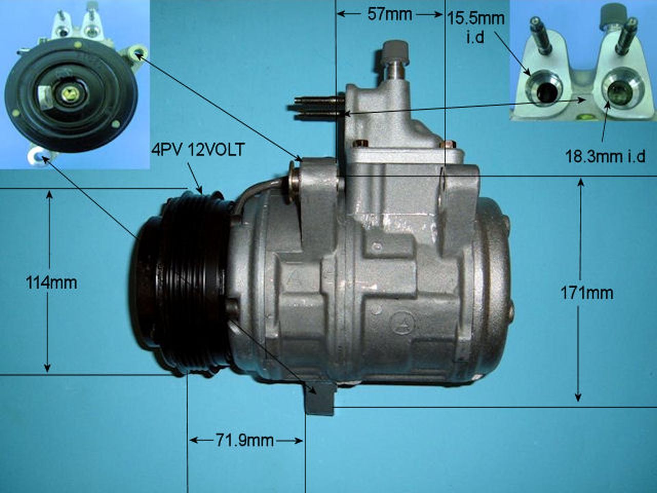 Aircon Compressor Aftermarket Quality – AutoAir 14-8161R