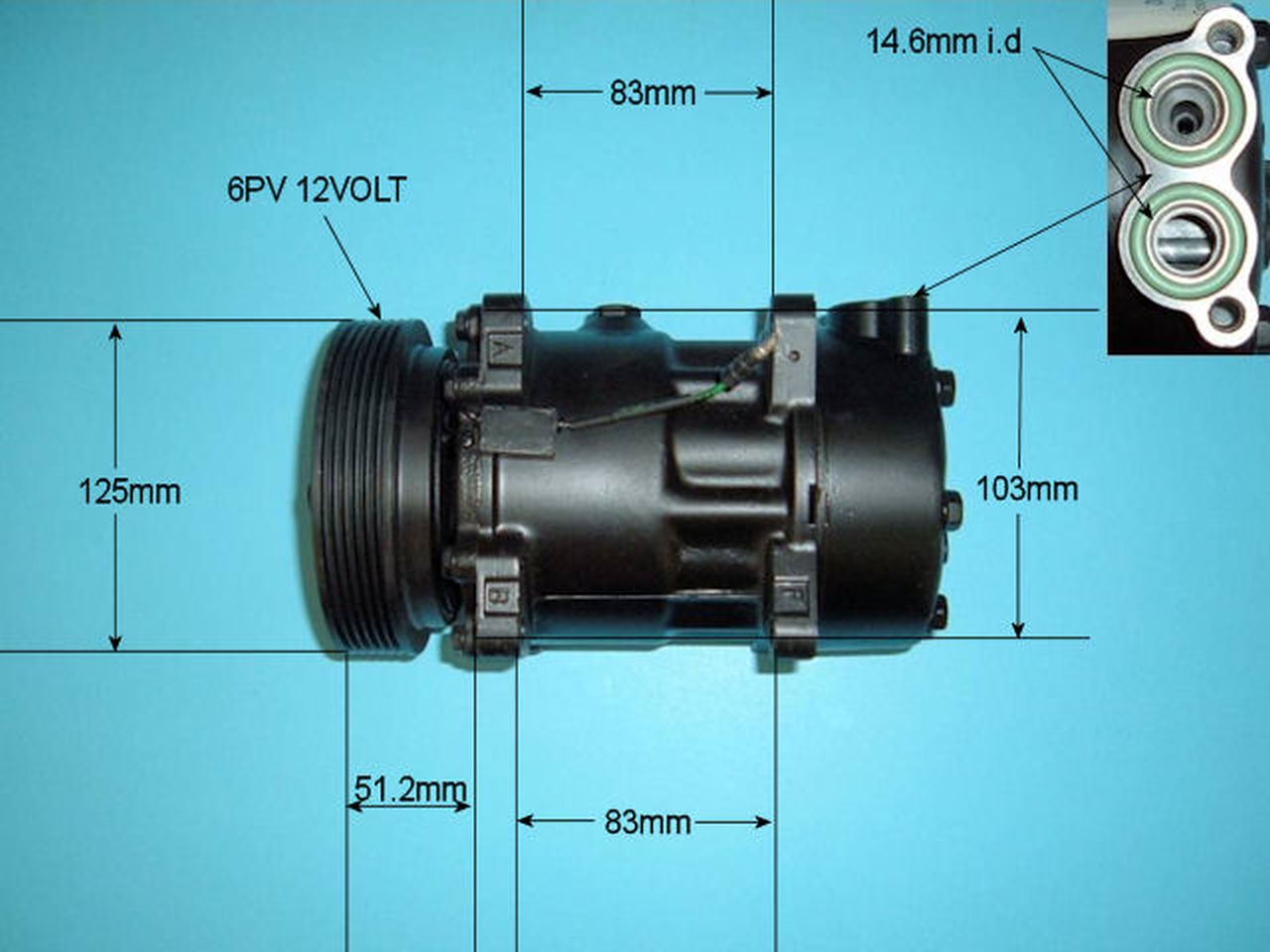 Aircon Compressor Aftermarket Quality – AutoAir 14-9686R