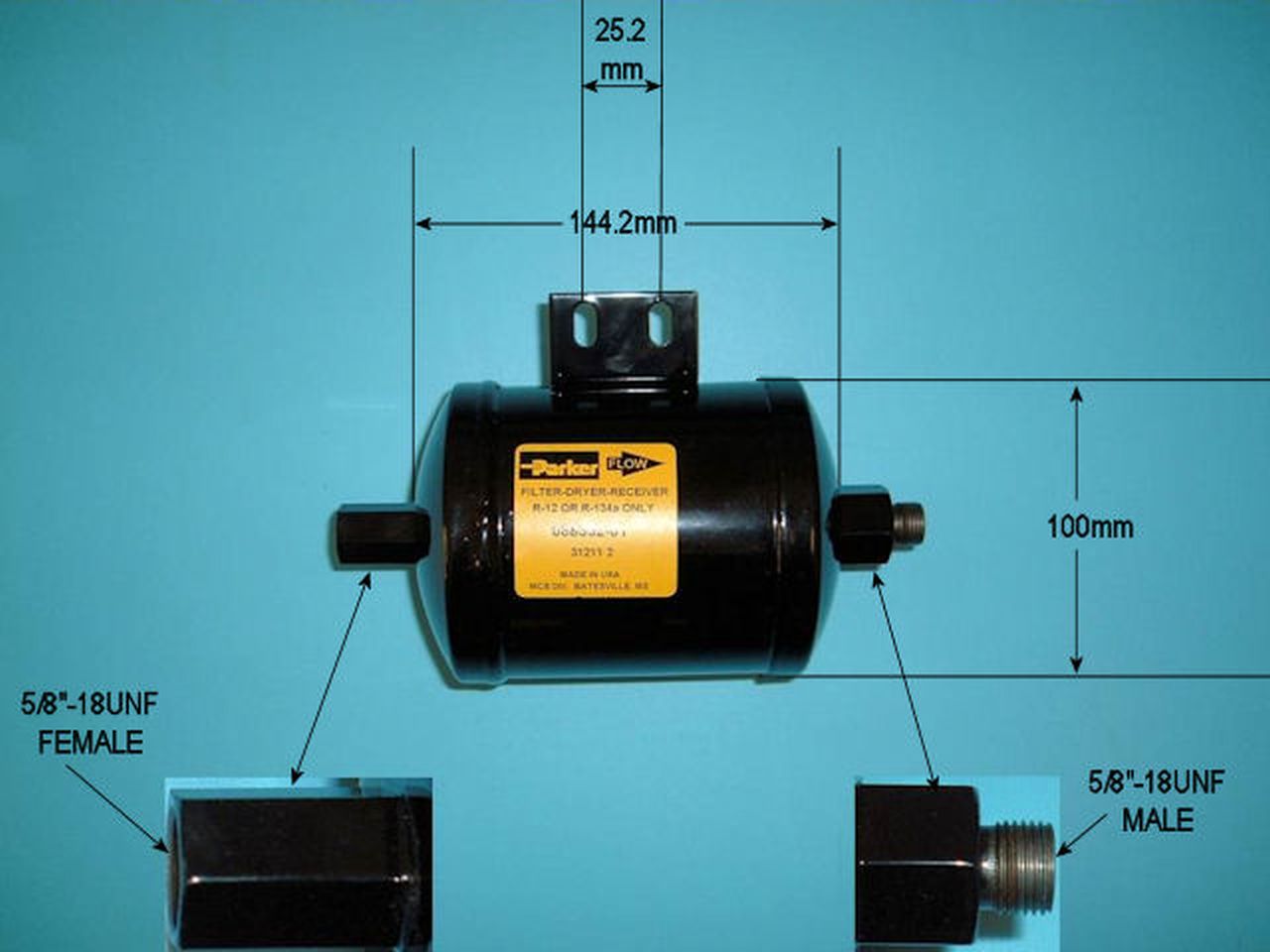 Aircon Receiver Dryer – AutoAir 31-1012