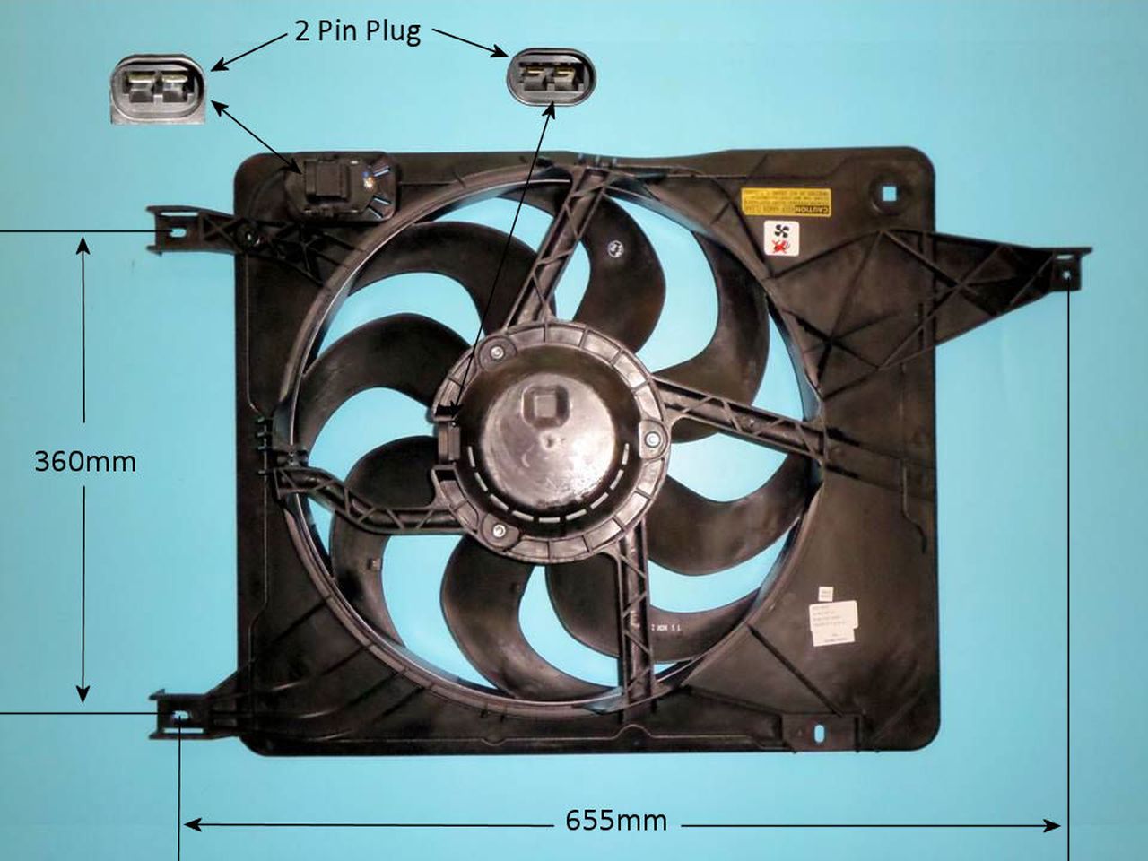 CoolZone Radiator Cooling Fan (05-1107)