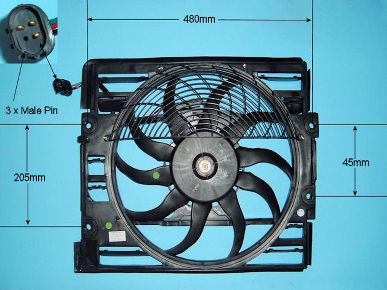 Radiator Cooling Fan – AutoAir 05-1114