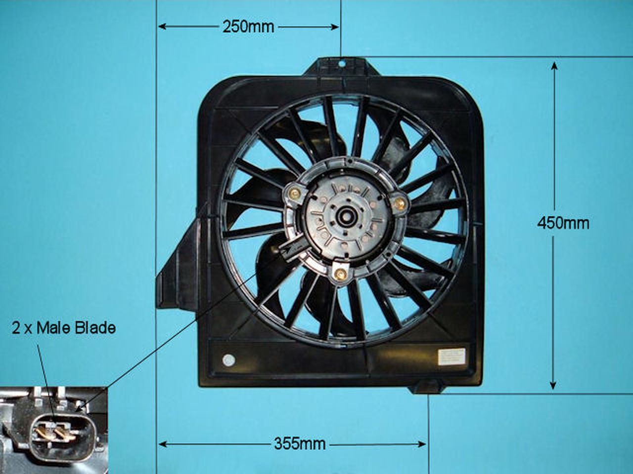Electric Motor, radiator fan [05-1124]