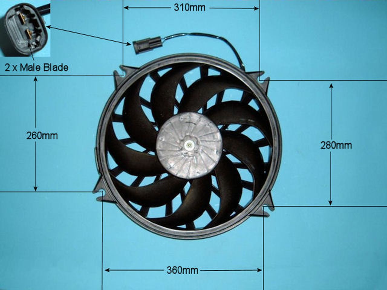 Radiator Cooling Fan – AutoAir 05-1125