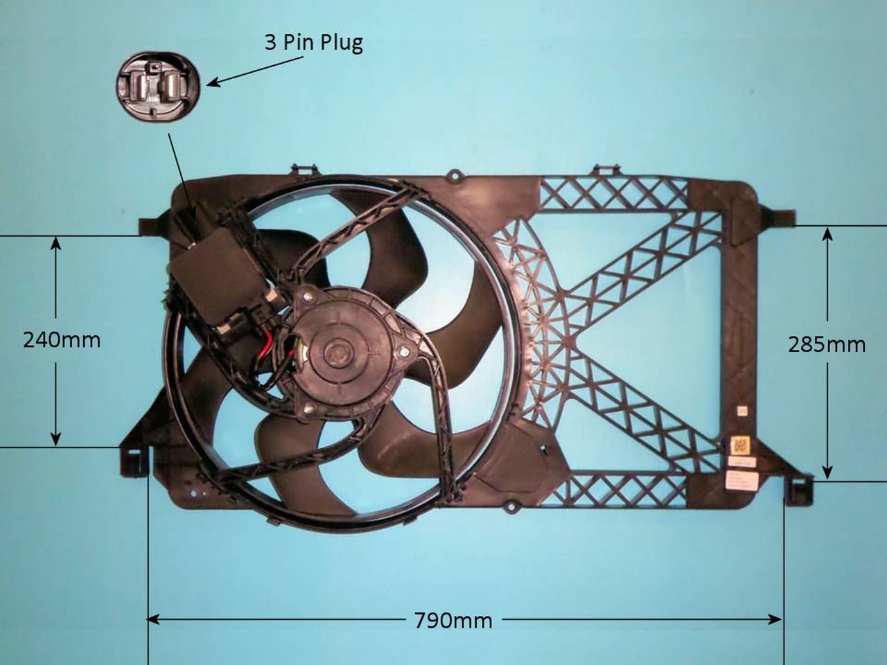 Radiator Cooling Fan – AutoAir 05-1249