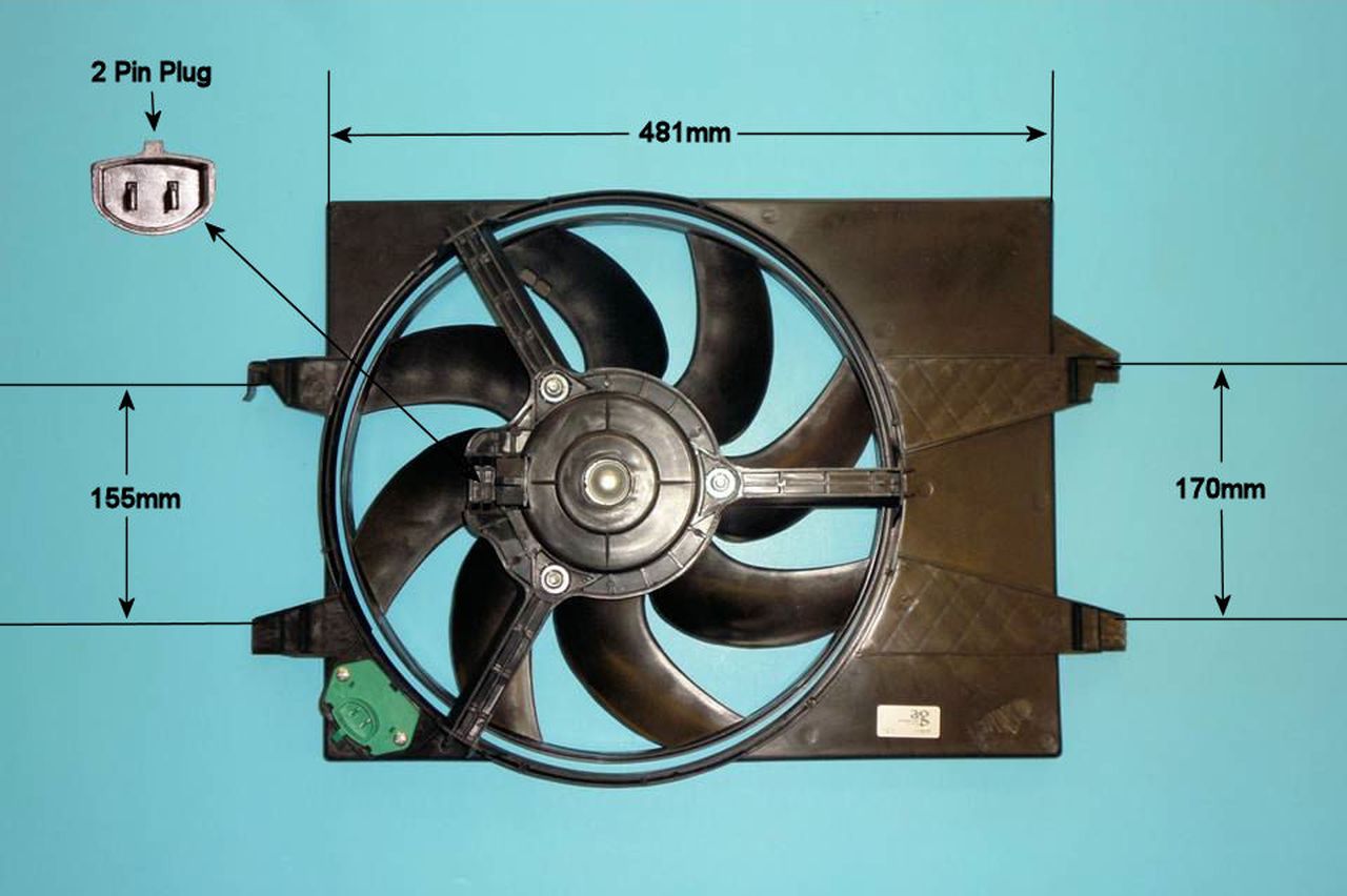 Radiator Cooling Fan – AutoAir 05-1256 Radiator Cooling Fan – AutoAir 05-1256