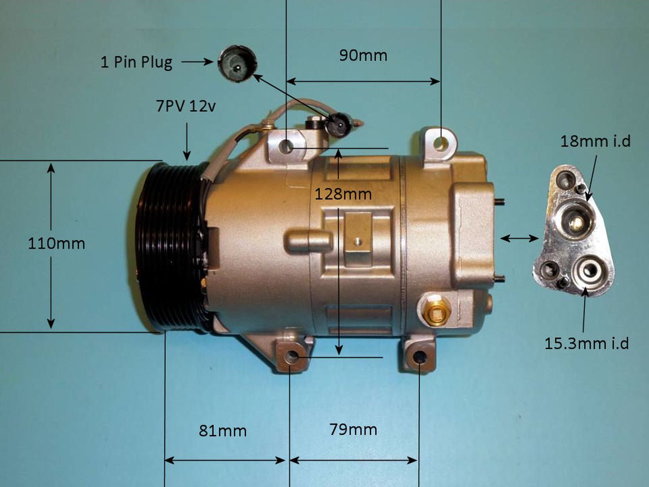 Aircon Compressor Aftermarket Quality – AutoAir 14-0084P