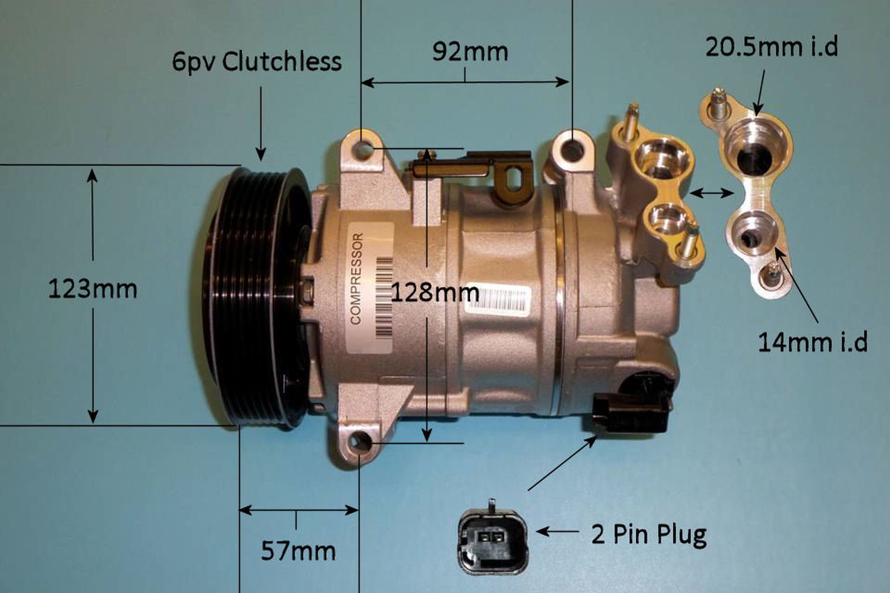 Aircon Compressor Genuine OE ZEXEL – AutoAir 14-0231