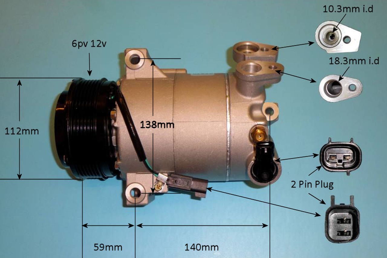 Aircon Compressor Aftermarket Quality – AutoAir 14-1055P