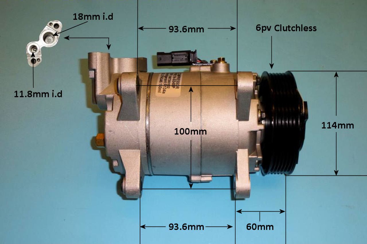 Aircon Compressor Aftermarket Quality – AutoAir 14-0345P