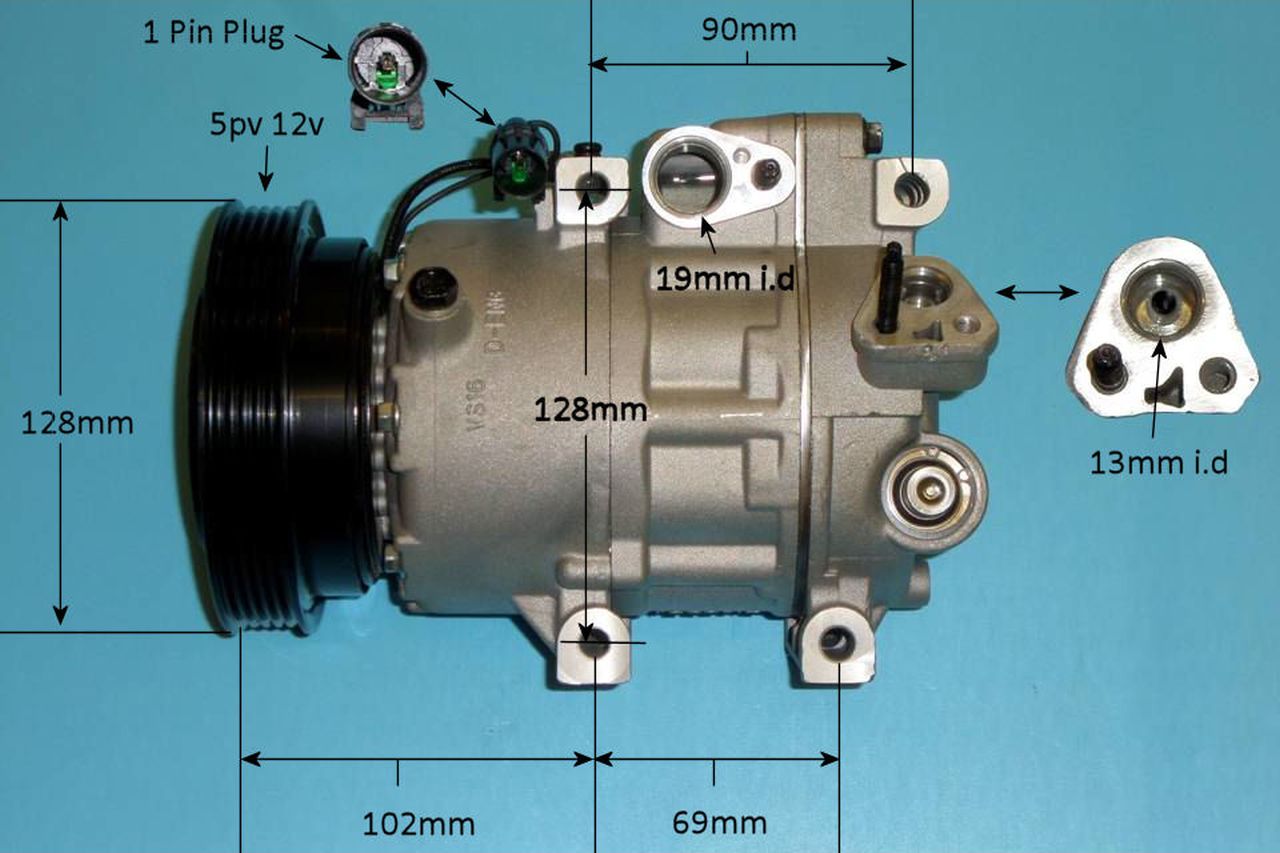 Aircon Compressor Aftermarket Quality – AutoAir 14-1459P
