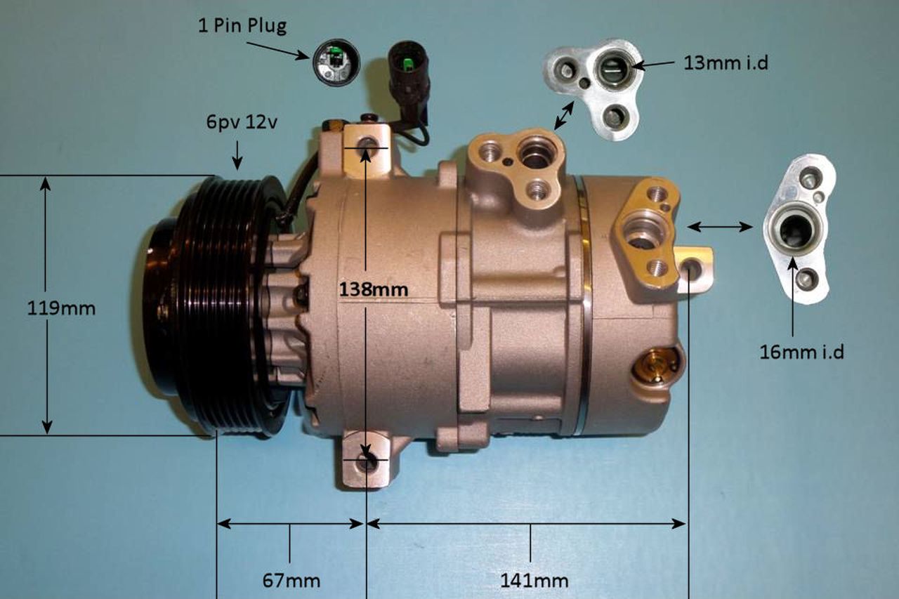 Aircon Compressor Aftermarket Quality – AutoAir 14-2061P