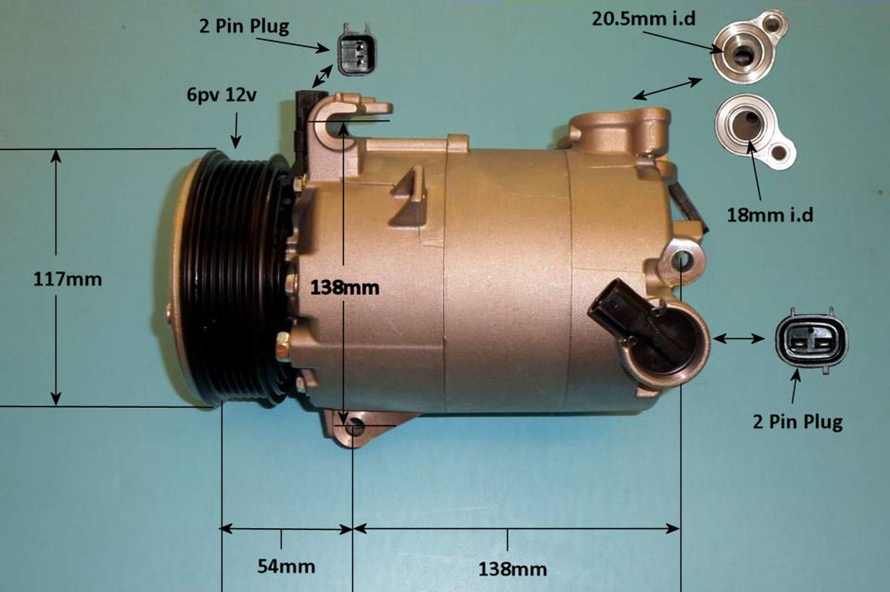 Aircon Compressor Aftermarket Quality – AutoAir 14-2092P