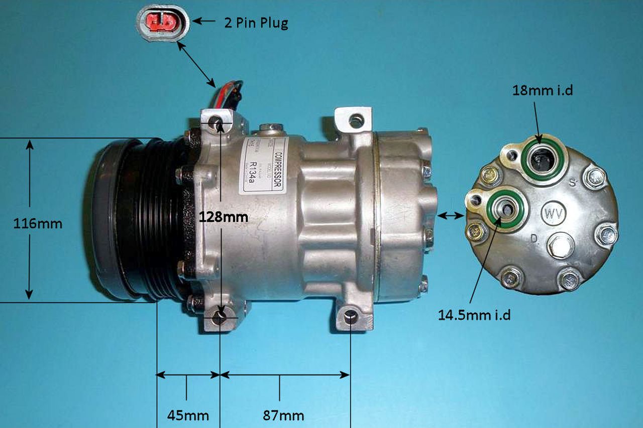 Aircon Compressor Aftermarket Quality – AutoAir 14-8148P
