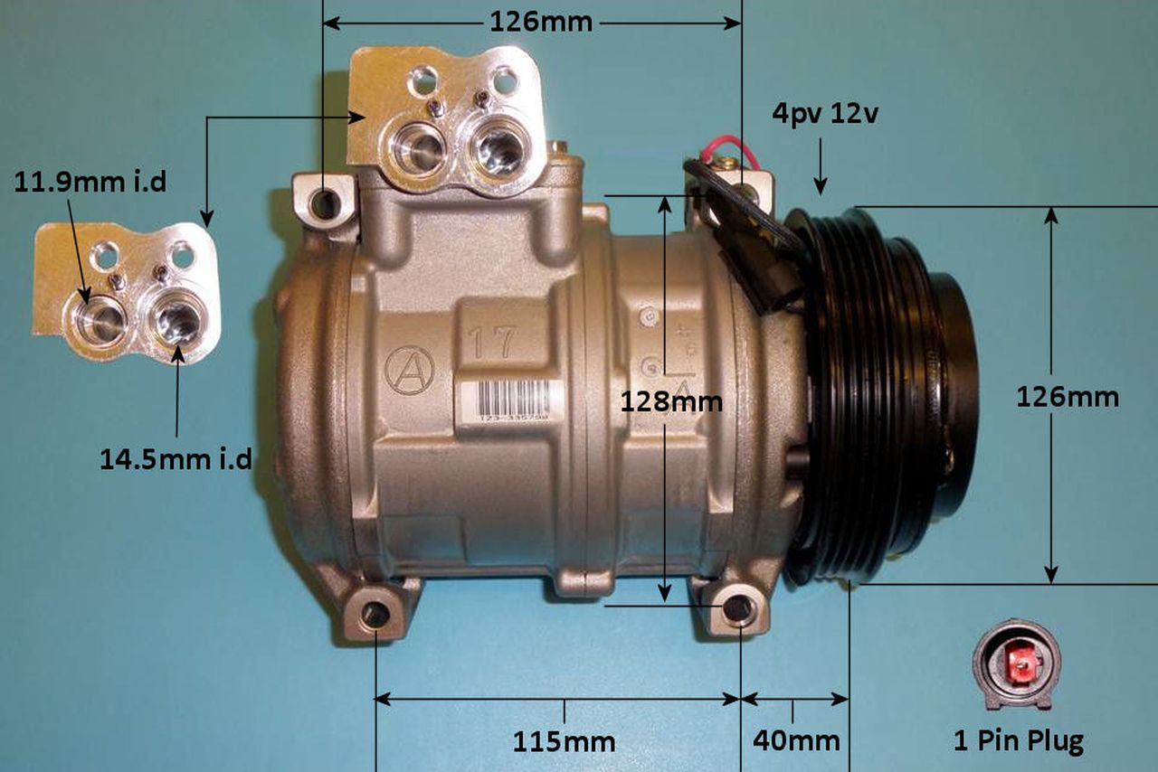 Aircon Compressor Genuine OE DENSO – AutoAir 14-0349