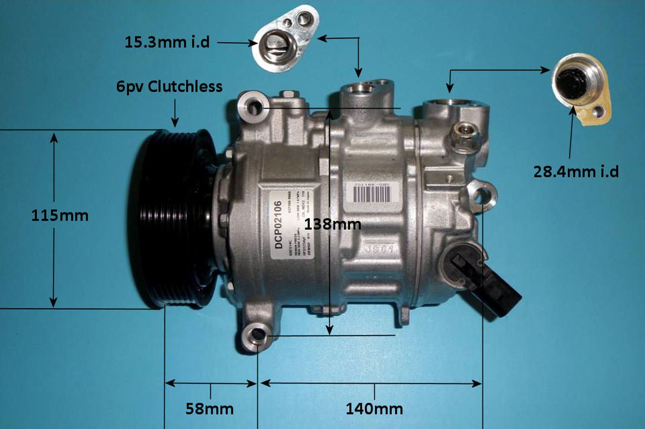 Aircon Compressor Genuine OE DENSO – AutoAir 14-0762