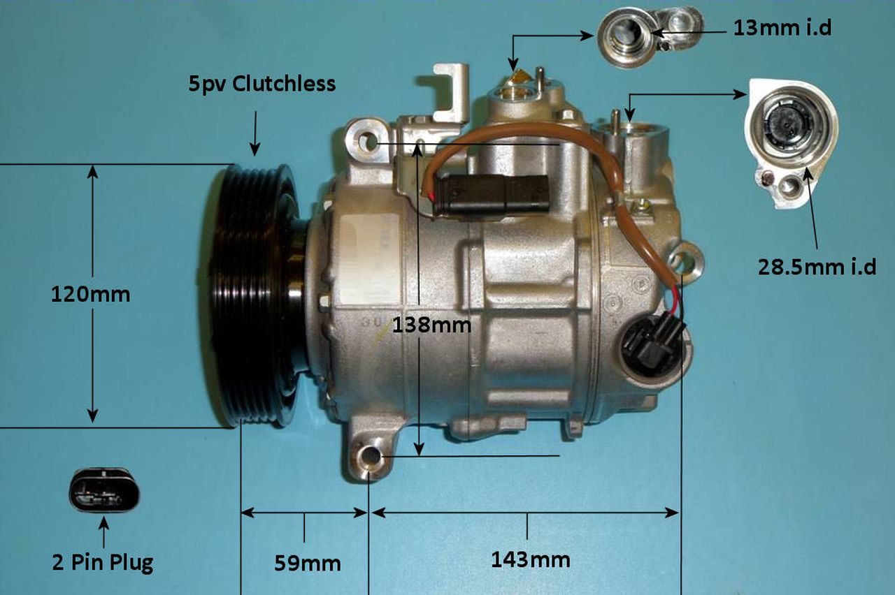Aircon Compressor Genuine OE DENSO – AutoAir 14-1286