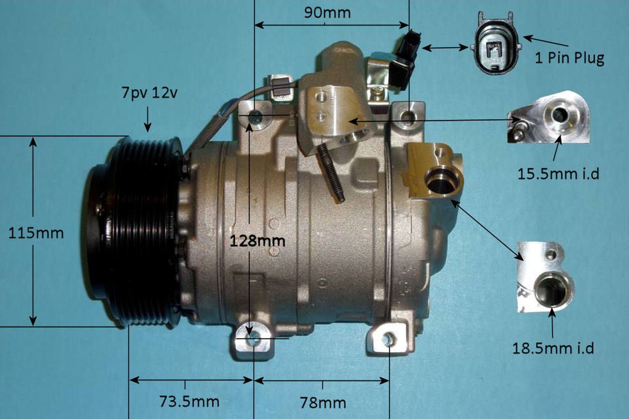 Aircon Compressor Genuine OE DENSO – AutoAir 14-1291