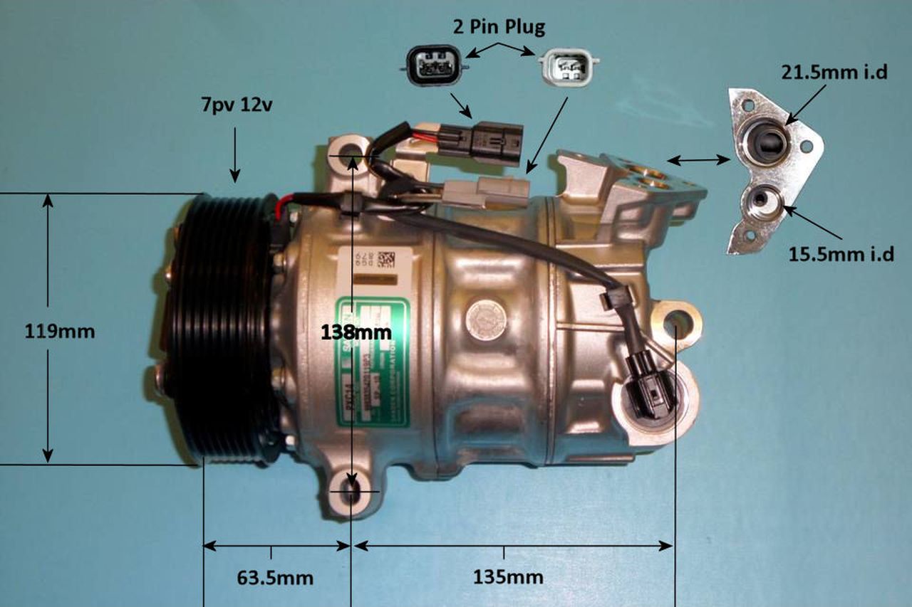 Aircon Compressor Genuine OE SANDEN – AutoAir 14-1359