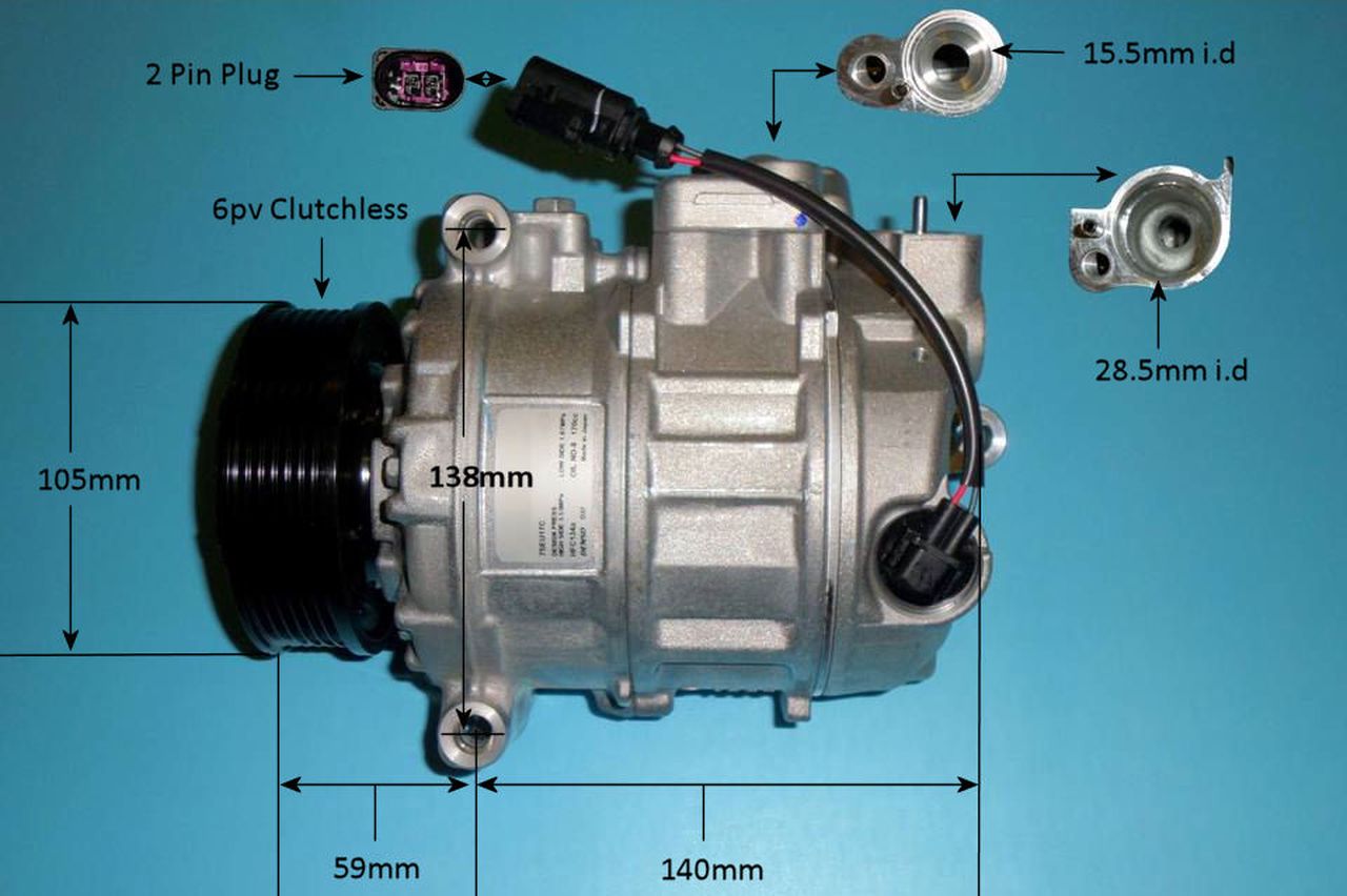Aircon Compressor Genuine OE DENSO – AutoAir 14-7954