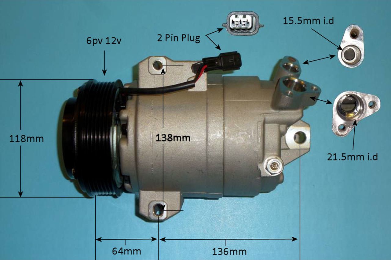 Aircon Compressor Aftermarket Quality – AutoAir 14-0255P