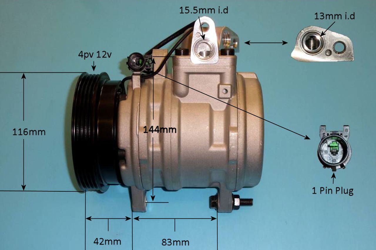 Aircon Compressor Aftermarket Quality – AutoAir 14-1037P