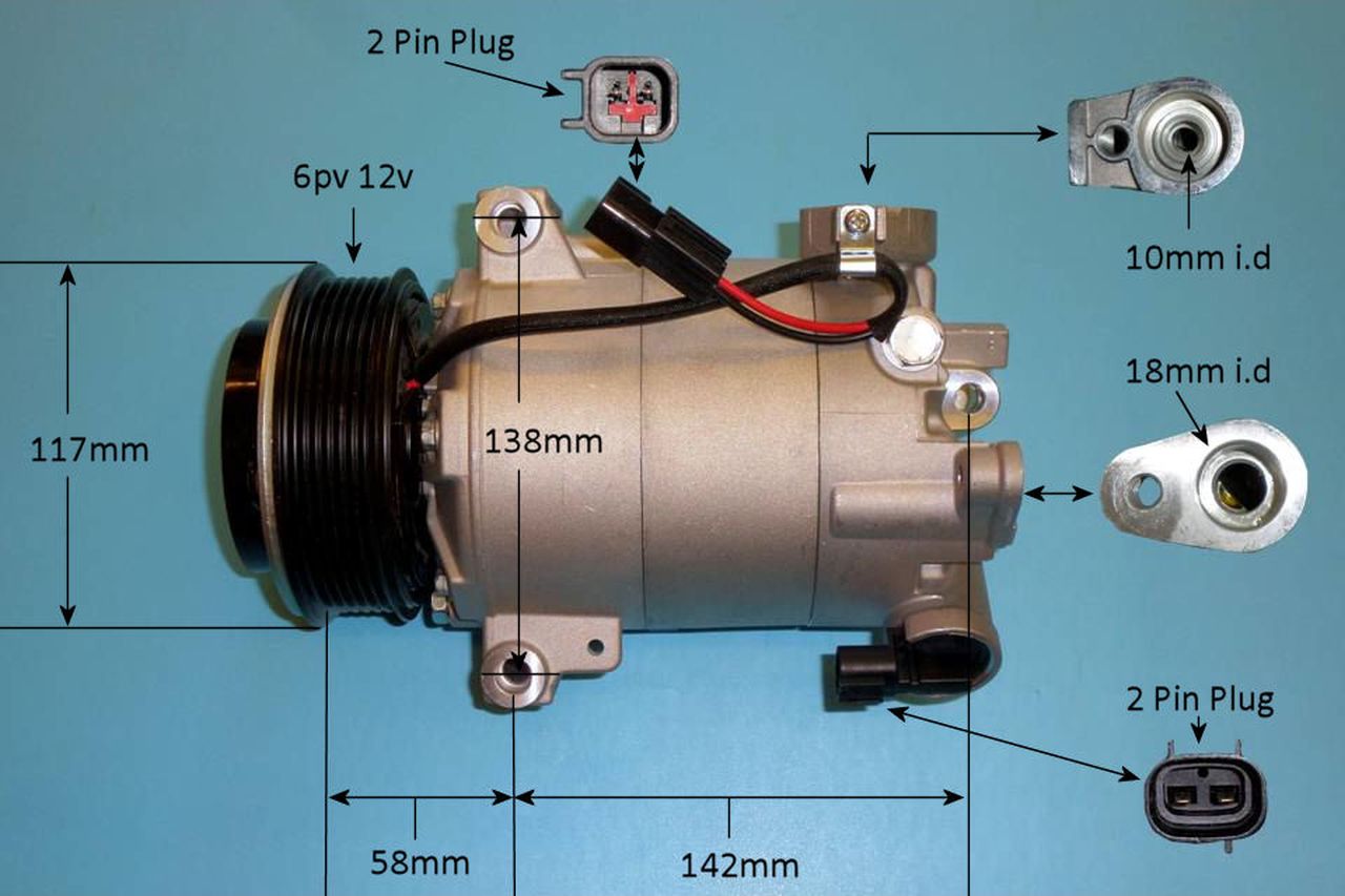 Aircon Compressor Aftermarket Quality – AutoAir 14-1070P