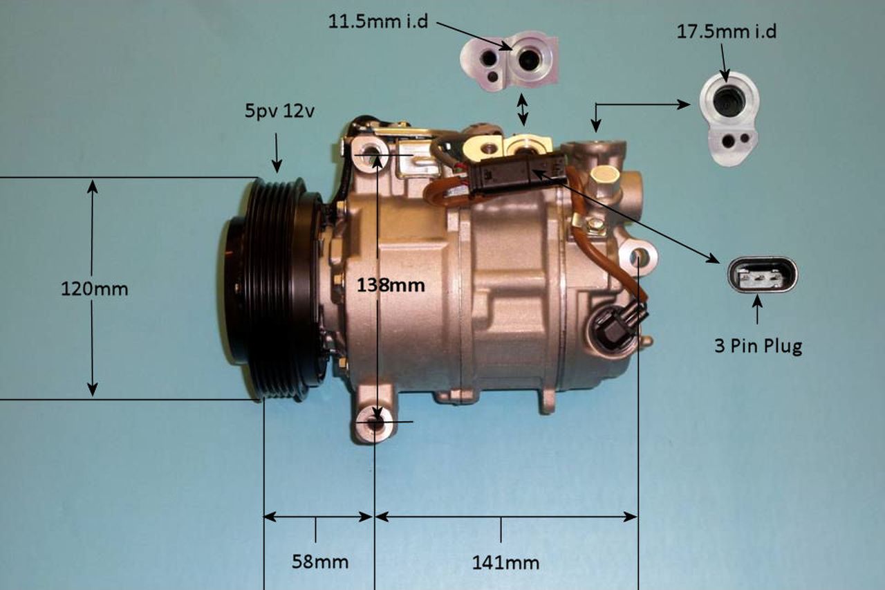 Aircon Compressor Aftermarket Quality – AutoAir 14-5973P