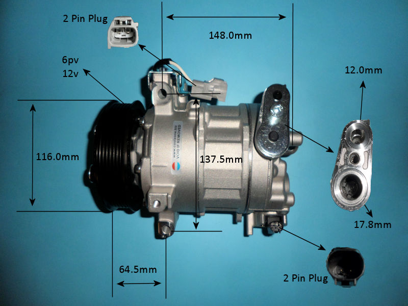 Aircon Compressor Aftermarket Quality – AutoAir 14-8724P