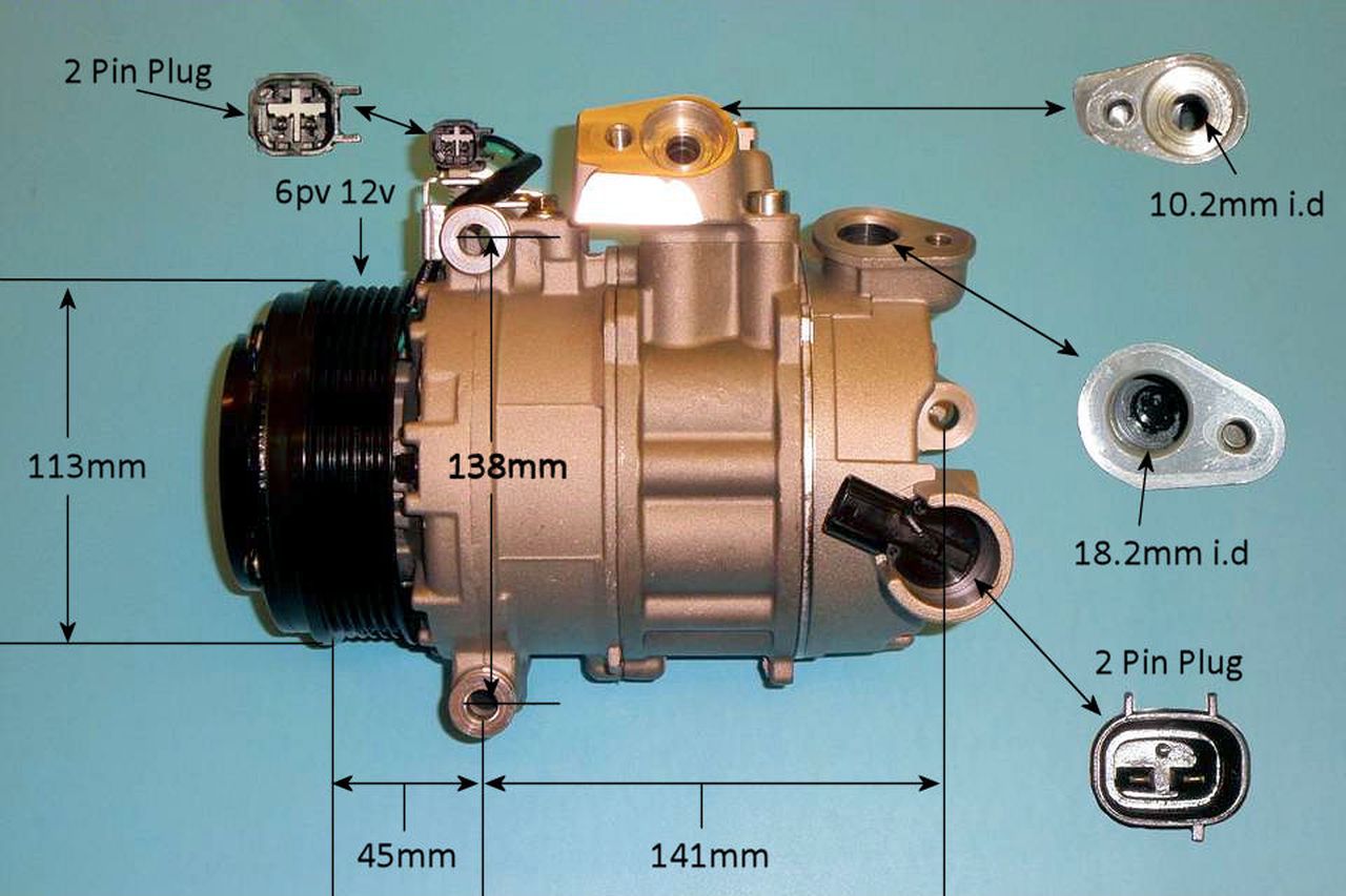 Aircon Compressor Aftermarket Quality – AutoAir 14-9796P