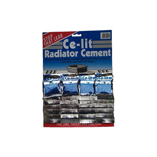 CE-LIT Radiator Cement Sachets – Display Card Of 24 – 0244