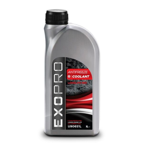 EXOPRO ExoPro Longlife Red Antifreeze –  1 Litre – U906S1L