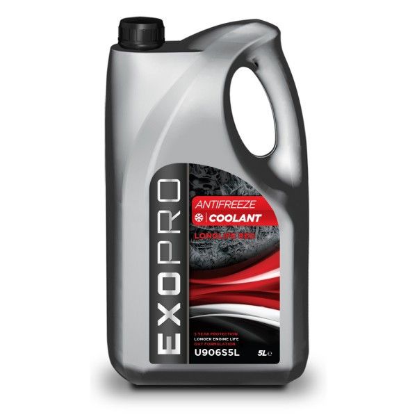 EXOPRO ExoPro Longlife Red Antifreeze –  5 Litre – U906S5L