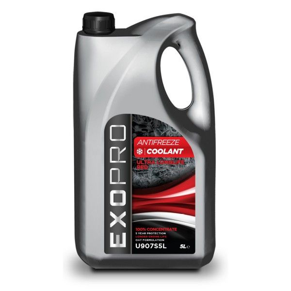 EXOPRO ExoPro Ultra Longlife Red Antifreeze – 5 Litre – U907S5L