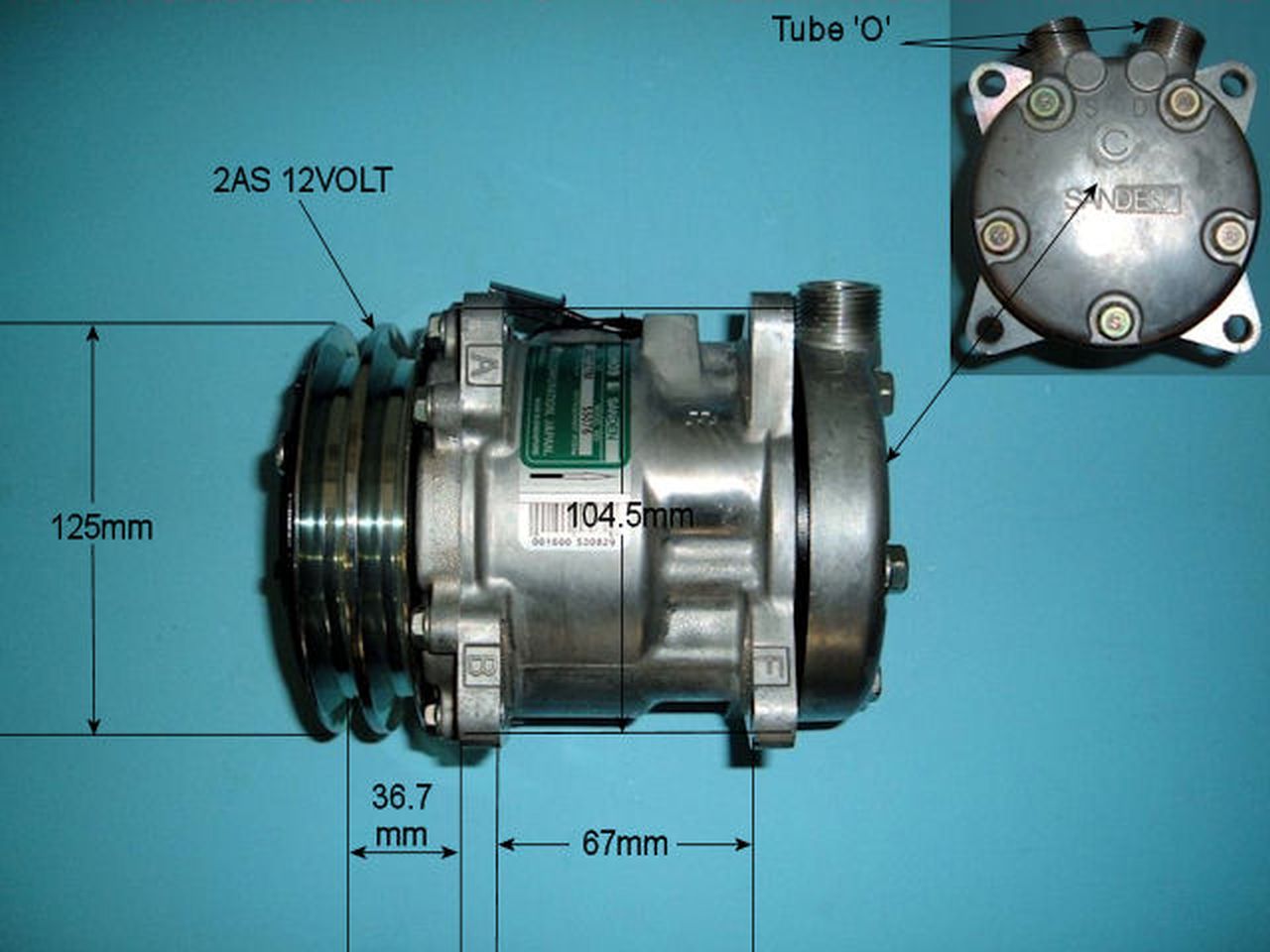 Aircon Compressor Genuine OE – AutoAir 14-5076
