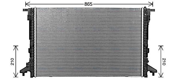 AVA Coolant Radiator AI2441