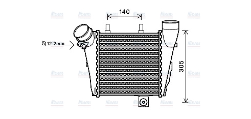 AVA Charge Air Intercooler AI4323