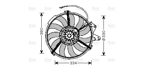 AVA Radiator Cooling Fan AI7507