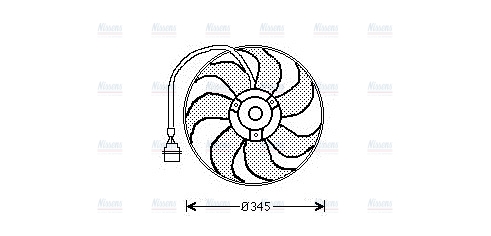 AVA Radiator Cooling Fan AI7509