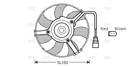 AVA Radiator Cooling Fan AI7516