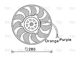 AVA Radiator Cooling Fan AI7517