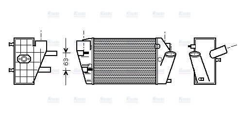 AVA Charge Air Intercooler AIA4187