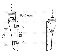 AVA Charge Air Intercooler AIA4333