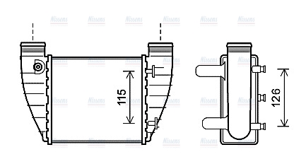 AVA Charge Air Intercooler AIA4345