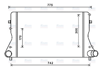 AVA Charge Air Intercooler AIA4386