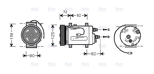 AVA Aircon Compressor AIAK178